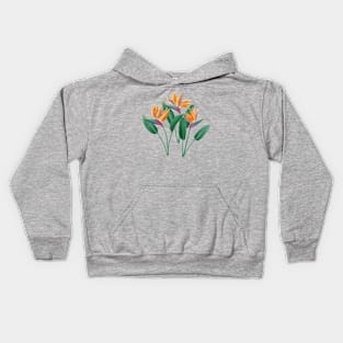 Bird of paradise Kids Hoodie